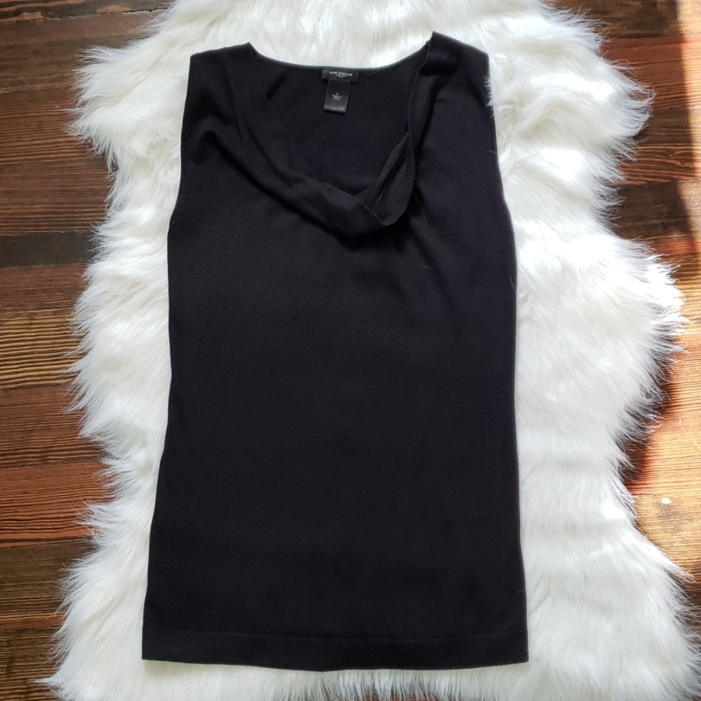 Ann Taylor cowl neck knit tank